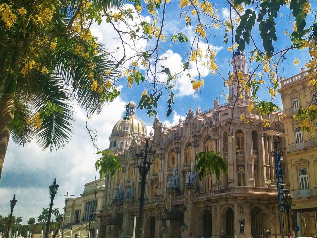 Gran Teatro de la Habana kultowe miejsca w Hawanie