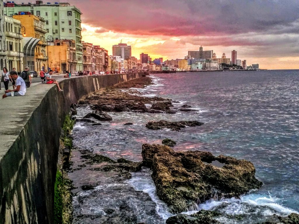 Malecón ulice w Hawanie