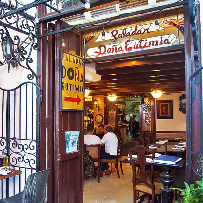 Doña Eutimia restauracje w Hawanie